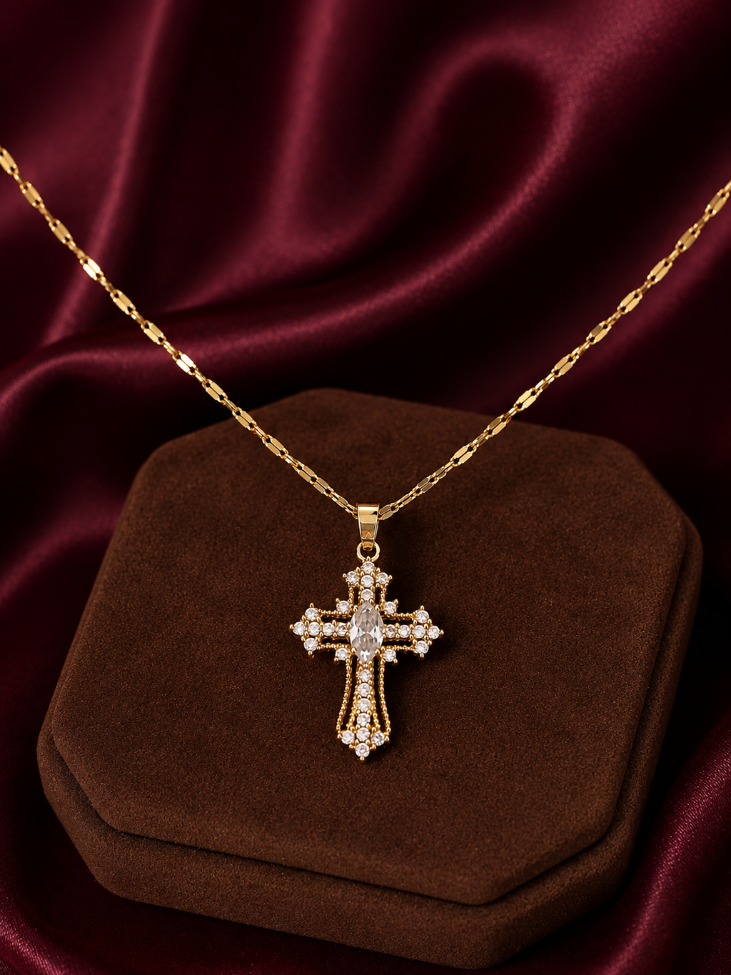 Collana Croce Celestia