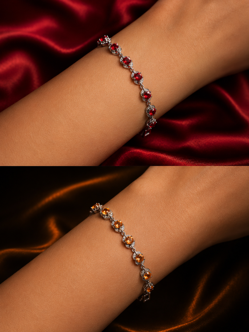 Bracciale Ruby Glow