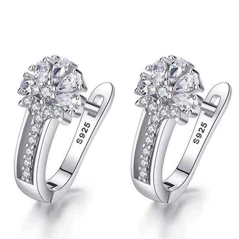 Orecchini Fiore di Luce in Argento 925