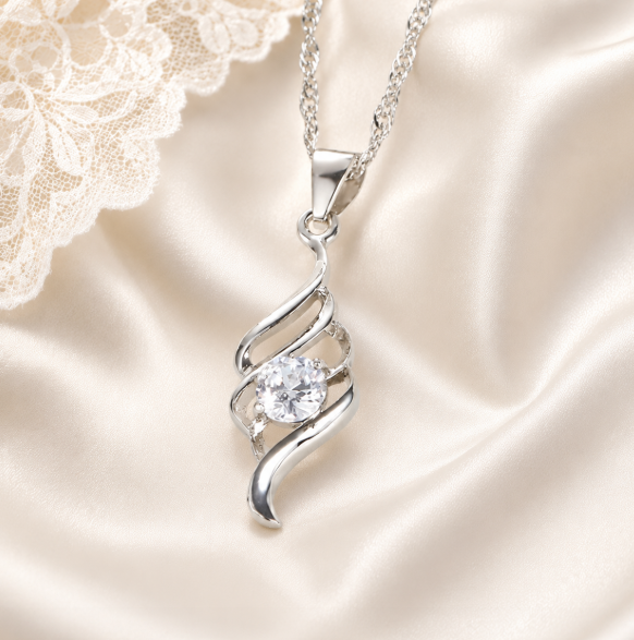 Set Elegance 925 – Collana e Orecchini con Zircone